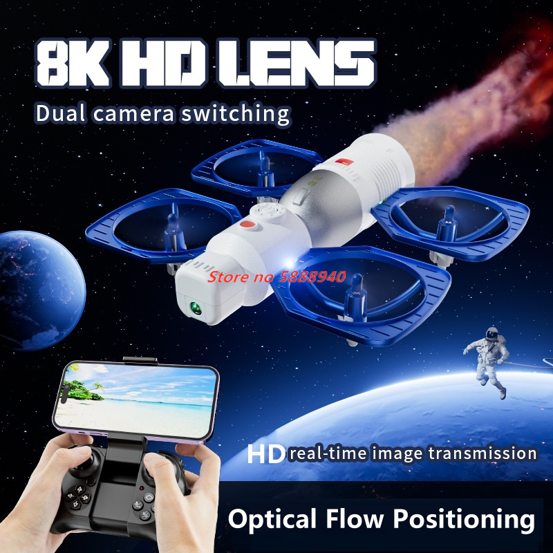 Kids Toys 10 Year Old - Câmera WIFI FPV HD 8K, Drone