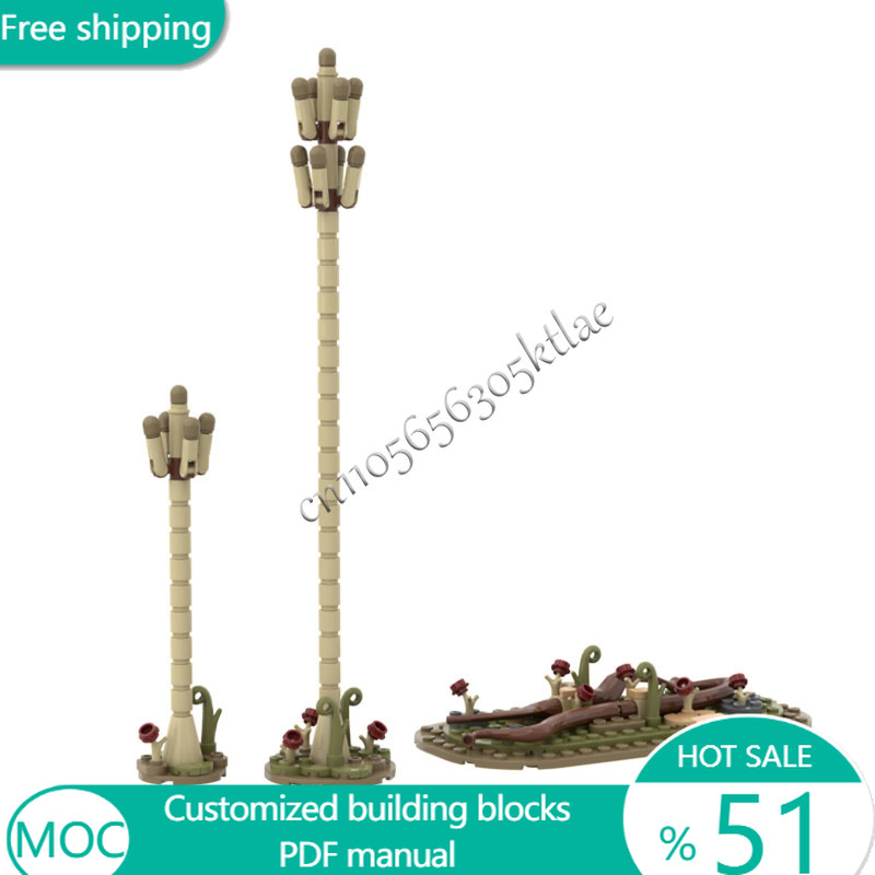 Kids Toys Blocks - 150 pçs árvores prototaxites log paura