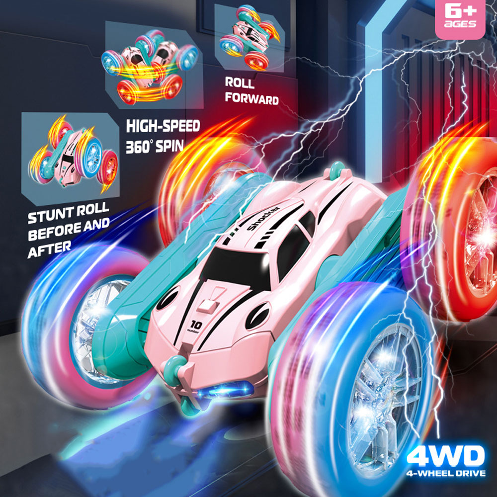 Kids Toys Electric Car - Deformação de controle remoto elétrico 360