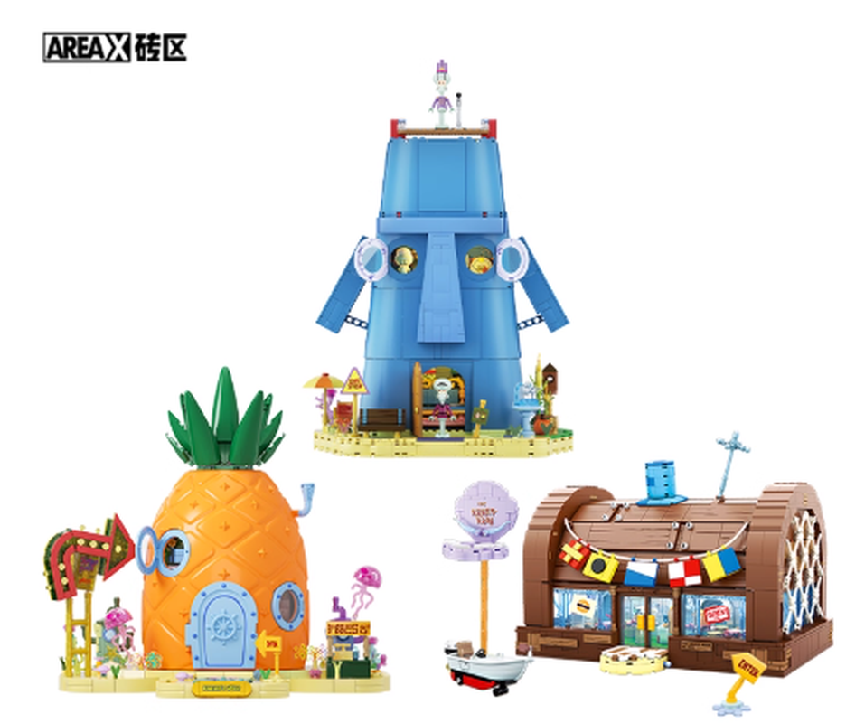 Areax bob esponja biquíni infe - Kids Toys Blocks avaliação e preço