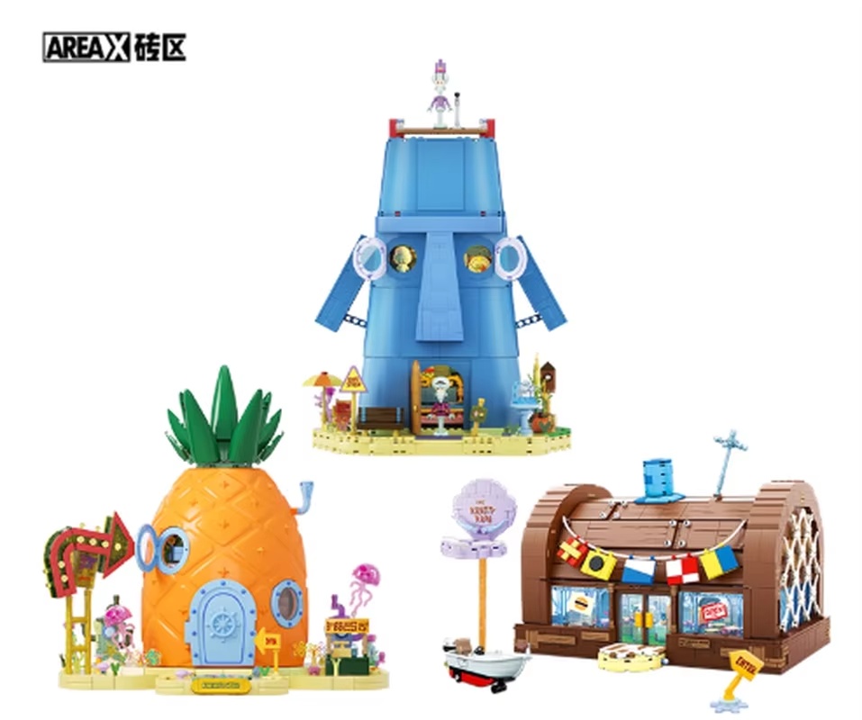 Blocos de Montar Areax Spongeb - Kids Toys Blocks avaliação e preço