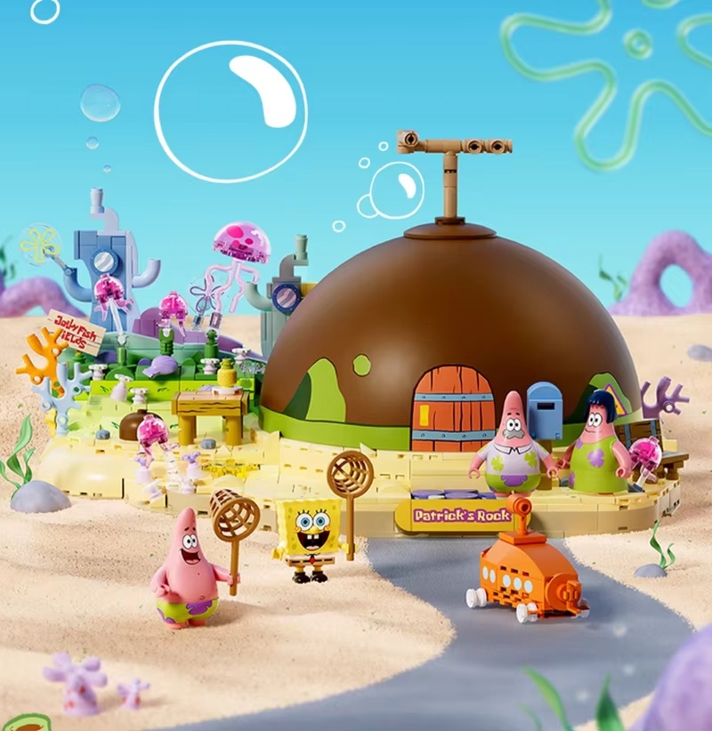 Blocos de Montar Areax Spongeb - Kids Toys Blocks avaliação e preço
