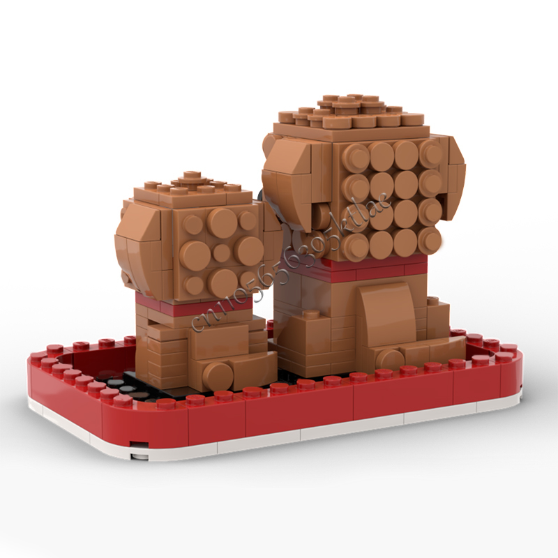 293 pçs animal goldendoodl e f - Kids Toys Blocks avaliação e preço