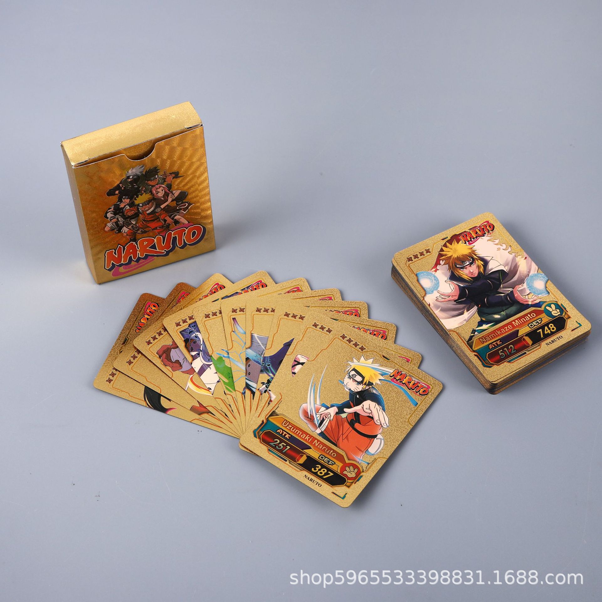 55 Cartas de Naruto Série Ouro - Kids Toys Japan avaliação e preço