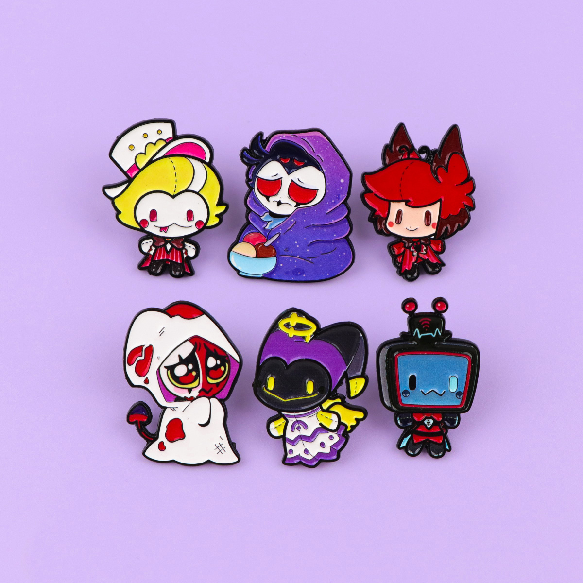 Broches de Esmalte de Diabos F - Kids Toys Japan avaliação e preço
