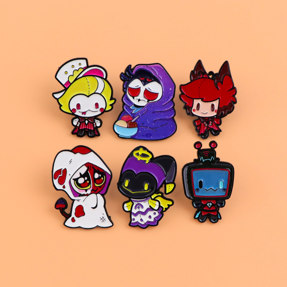 Broches de Esmalte de Diabos F - Kids Toys Japan avaliação e preço
