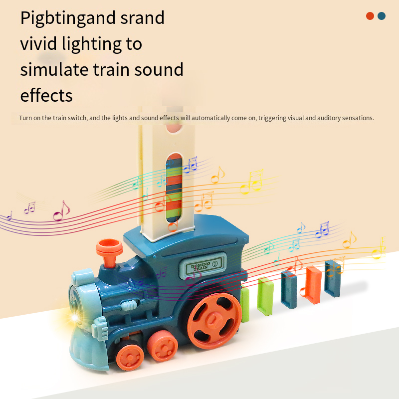 Treno de dominó para crianças, - Kids Toys Electric Car avaliação e preço
