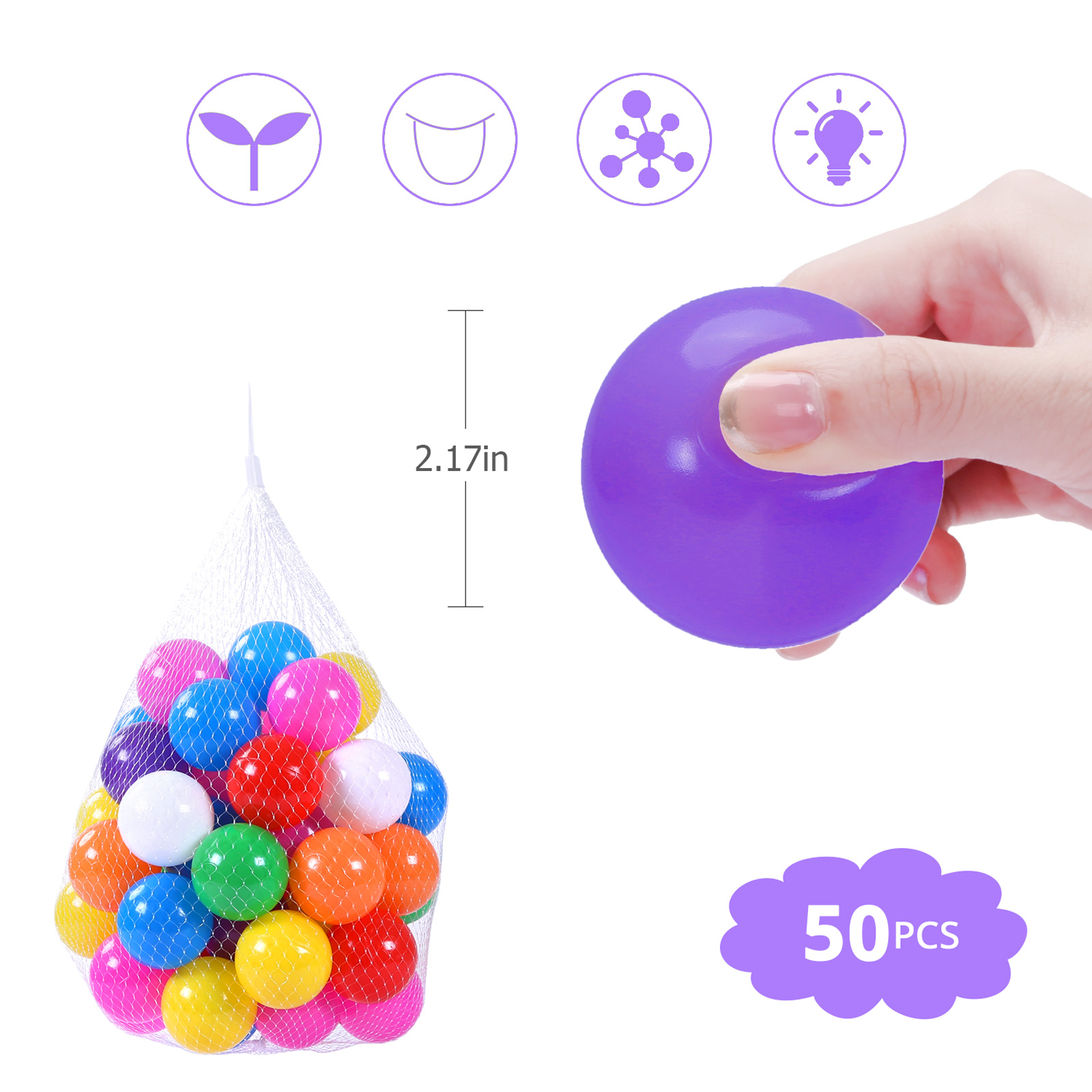 Bolas de Plástico COLOBOBO par - Kids Toys Under 50 avaliação e preço