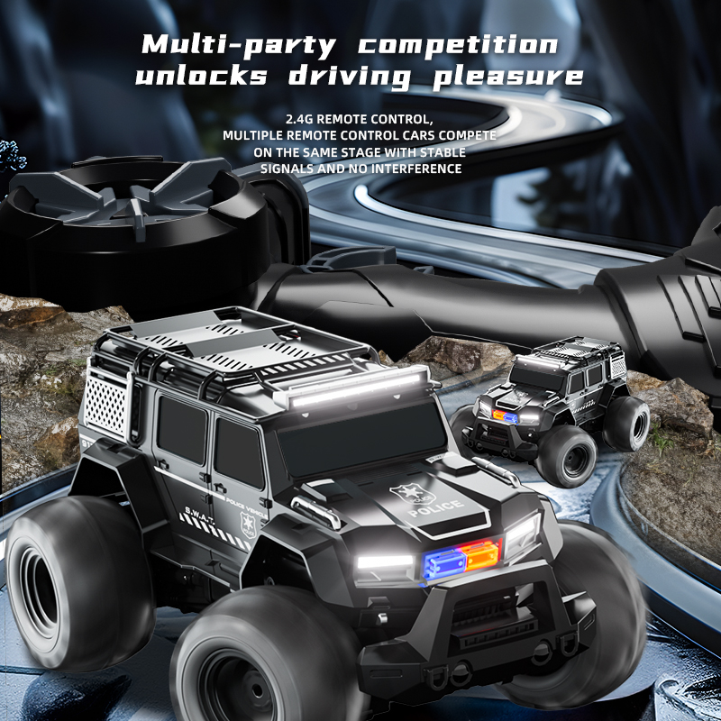 Carros de polícia rc, veículo  - Kids Toys Electric Car avaliação e preço