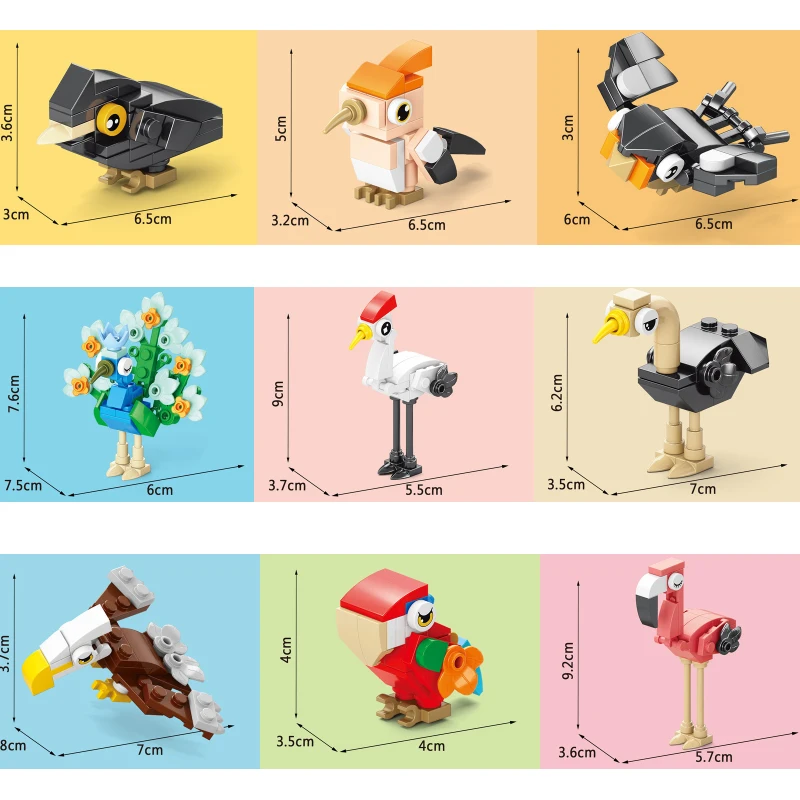 Kit de Blocos de Montar Animai - Kids Toys Blocks avaliação e preço