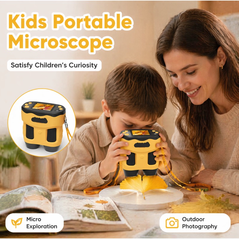 Câmera de Microscópio Digital  - Kids Toys Top View avaliação e preço